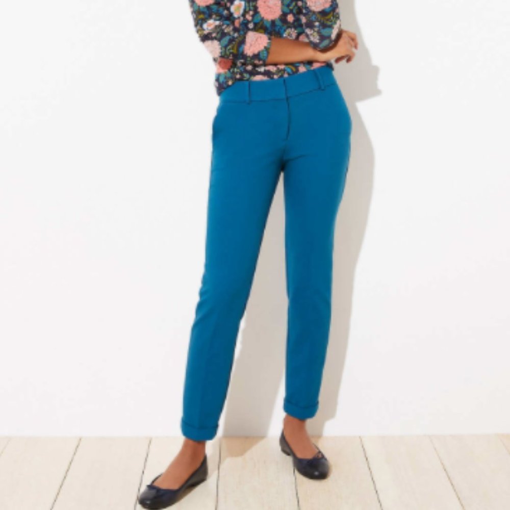 NWT LOFT Cuffed Slim Pencil Pants
